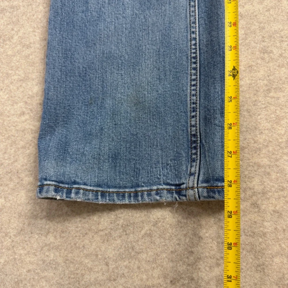 Levis 527 Slim Bootcut Jeans Mens 33x30 Blue Denim Low Rise 05527-0537
